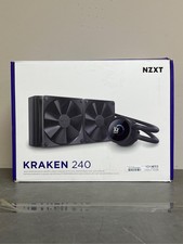 NZXT Kraken 240 - RL-KN-240-B1-240mm AIO CPU Liquid Cooler - Customizable 1.54"