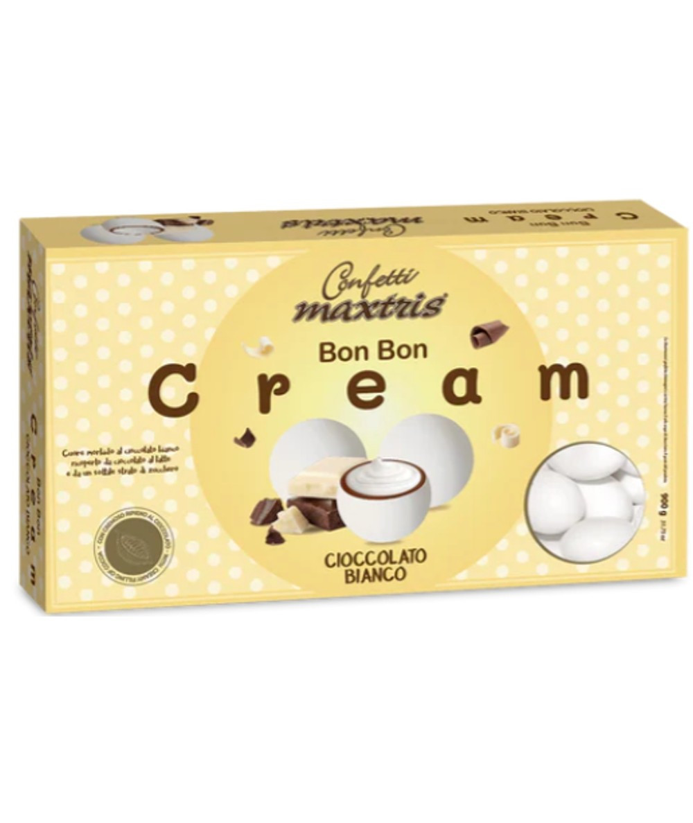 CONFETTI CREAM BON BON CIOCCOLATO BIANCO MAXTRIS 900 G