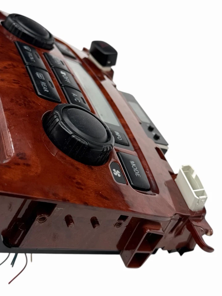 04-07 Toyota Highlander Woodgrain Digital Climatizador Control 84010-48250 OEM Foto 2 de 4