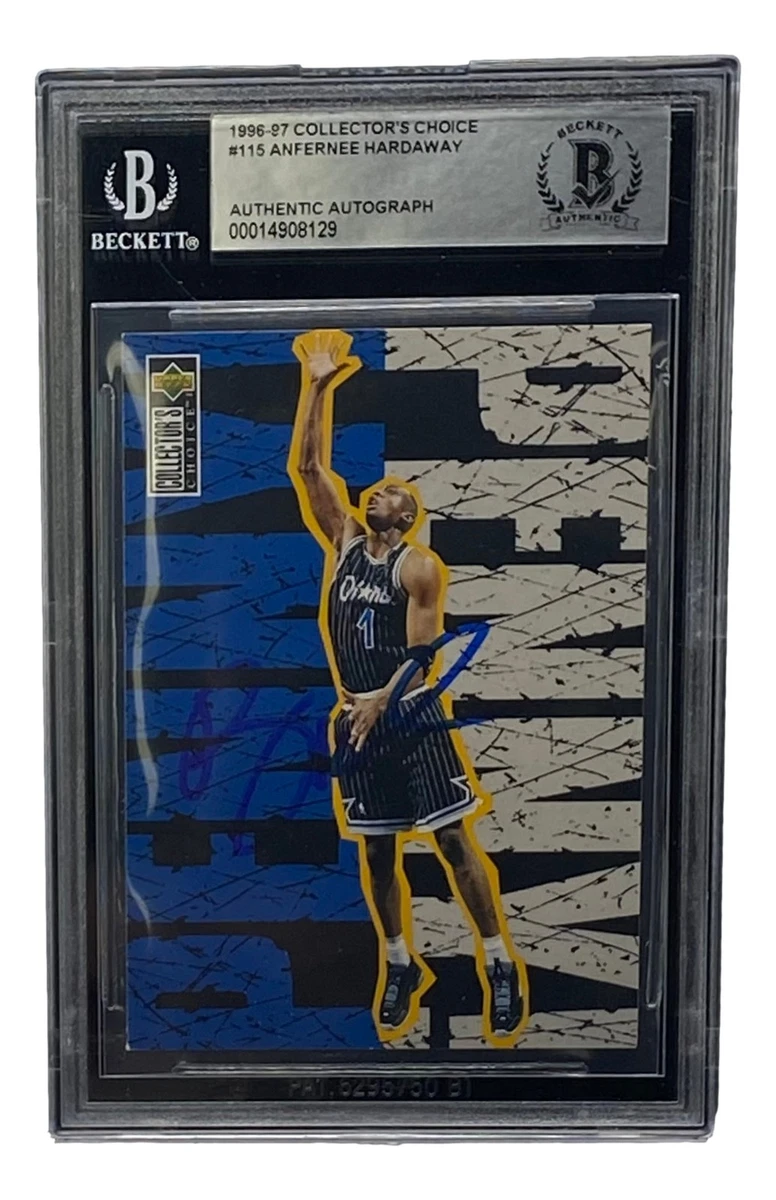 Penny Hardaway NBA 原始亲笔签名的项目| eBay