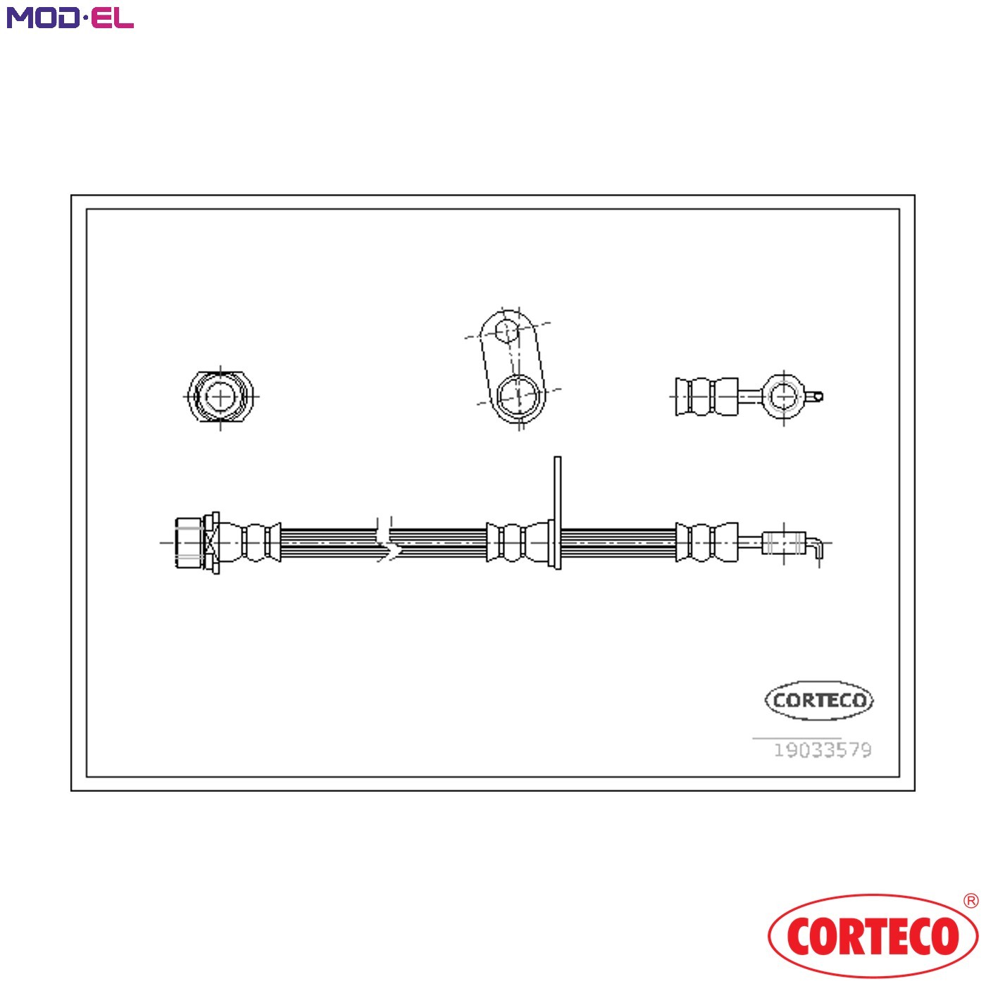 BRAKE HOSE 19033579 FOR TOYOTA COROLLA/Verso/ALTIS/ALLEX/FIELDER AXIO/ALTIS 1.8L