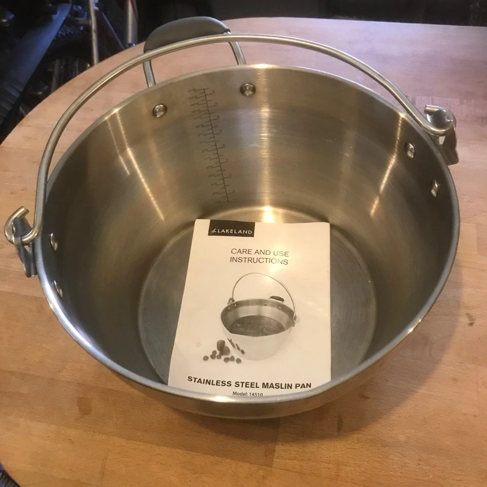LAKELAND 8.5L STAINLESS STEEL MASLIN JAM MAKING PRESERVE PAN - Image 1 of 1