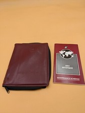 1997 MERCURY MYSTIQUE MAINTENANCE SCHEDULE WITH CASE
