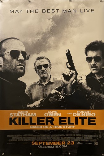 KILLER ELITE Original One Sheet Movie Poster - 2011 - ROBERT DE NIRO