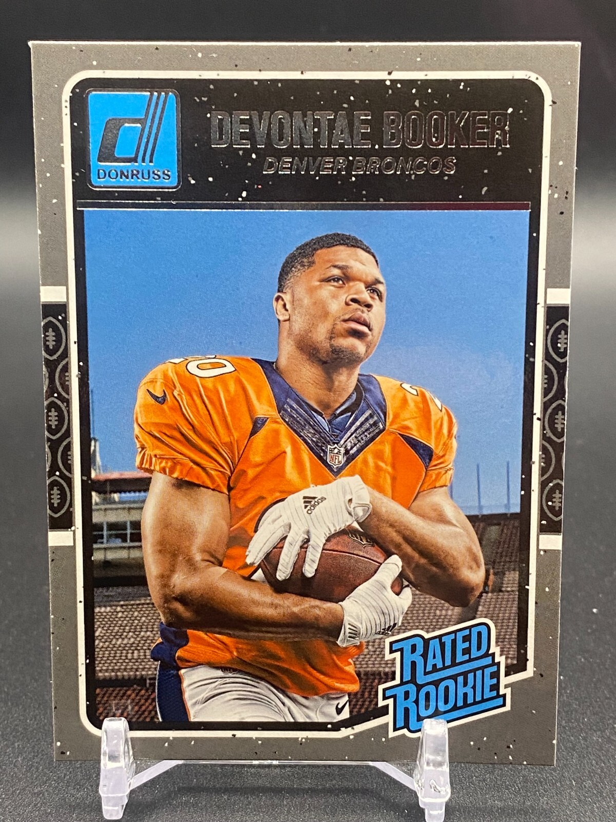 2016 Donruss Denver Broncos Football Card #366 Devontae Booker RR Rookie