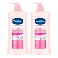 Vaseline Healthy Bright UV Extra Brightening Gluta Glow Body Lotion 500 ml x 2