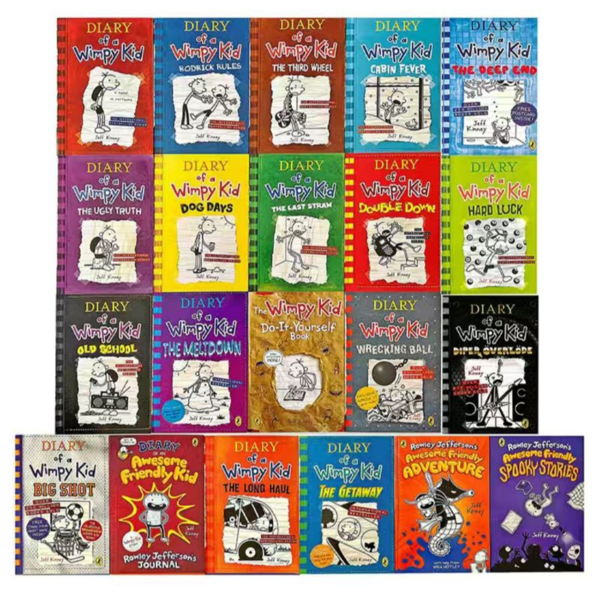 Diary of a Wimpy Kid Book Series 23 Books Collection Box Set For