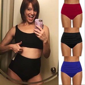 high waisted bikini bottom shorts