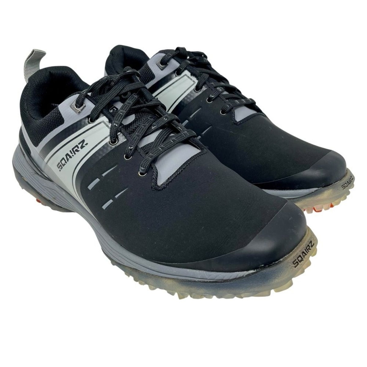 SQAIRZ Black Speed Men's Golf Shoes Sz Performance Spikes