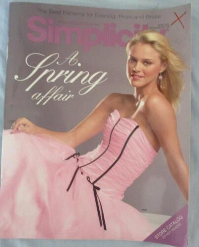 Vtg 2005 Simplicity Special Occasion Pattern Catalog Prom Wedding Flower Girl - 第 1/1 張圖片