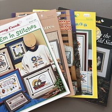Stoney Creek County Crosstitch leaflets Lot Of 5