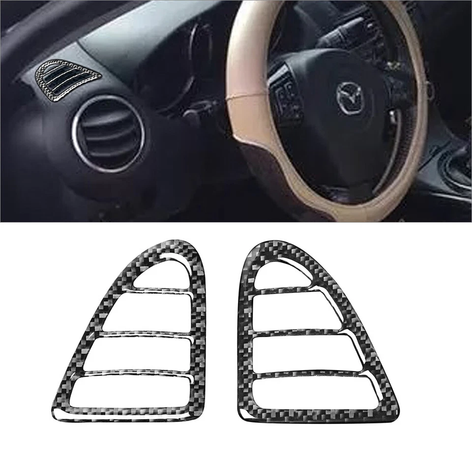 Kit de cubierta interior completo de fibra de carbono de 48 piezas para Mazda RX-8 2004-2008 Foto 2 de 4