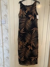 Brand New Striking Fully Lined Maxi Dress 