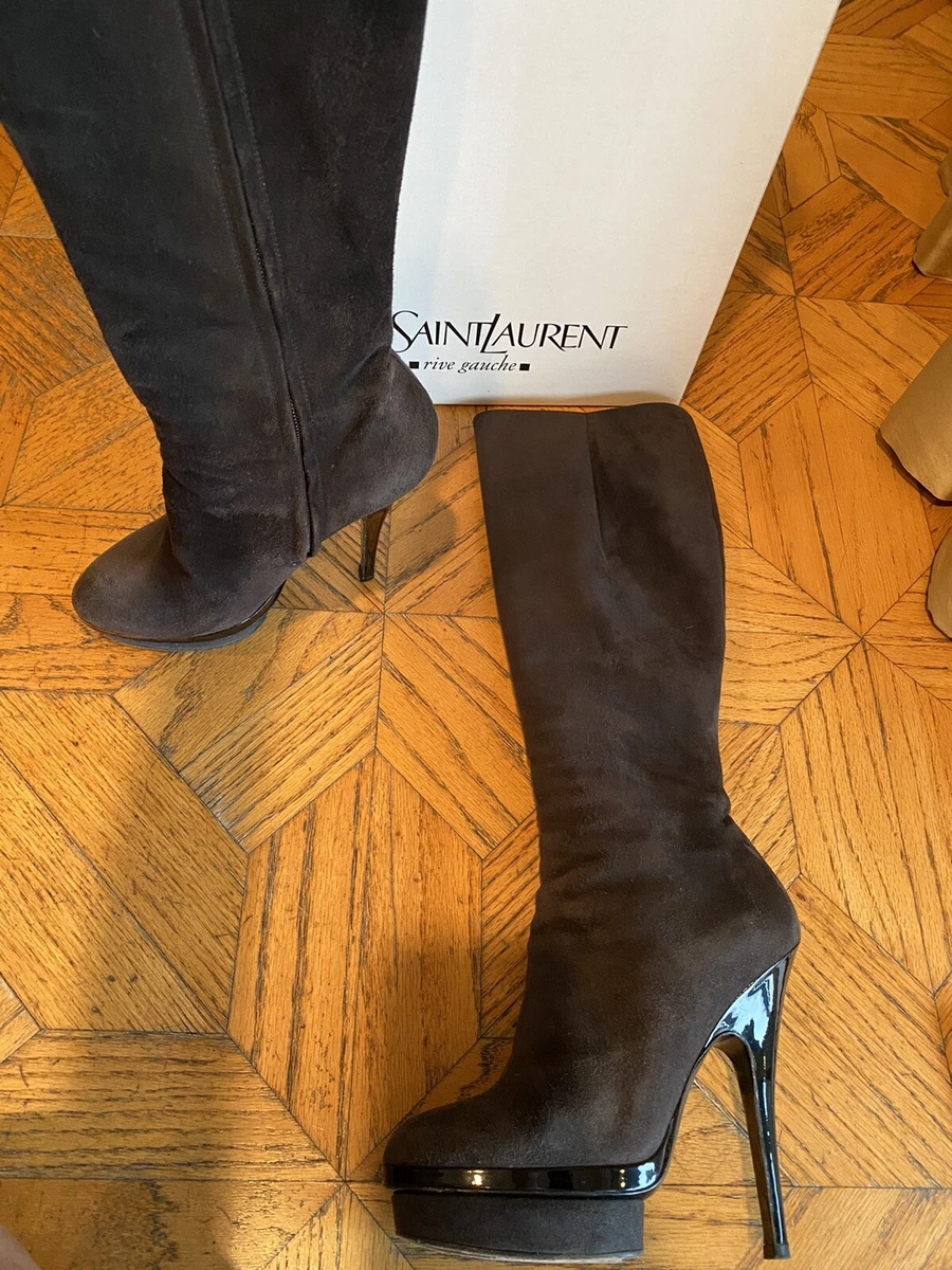 Yves Saint laurent Ladies Boots Size 37 eBay
