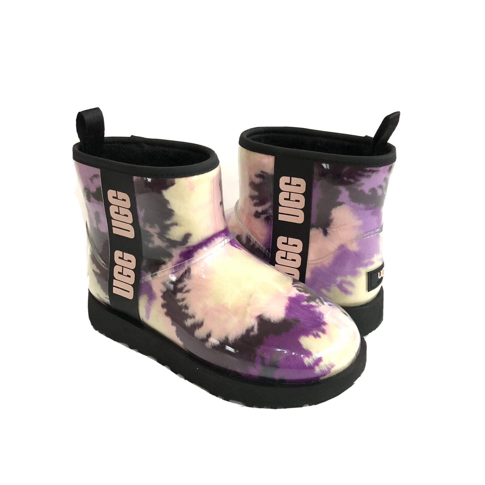UGG CLASSIC CLEAR MINI TIE DYE MAGNOLIA 
