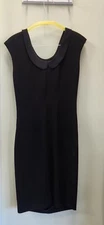 Miu Miu Black Sleeveless Sheath Cocktail Dress Size 38 ITA / 2 US