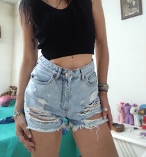 Pantaloncini Da Spiaggia Estivi In Cotone E Lino Taglie Forti Da Donna