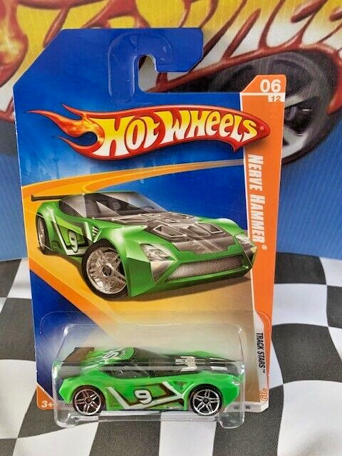 Hot Wheels 2009 Track Stars 06/12 060 Nerve Hammer GREEN OH5