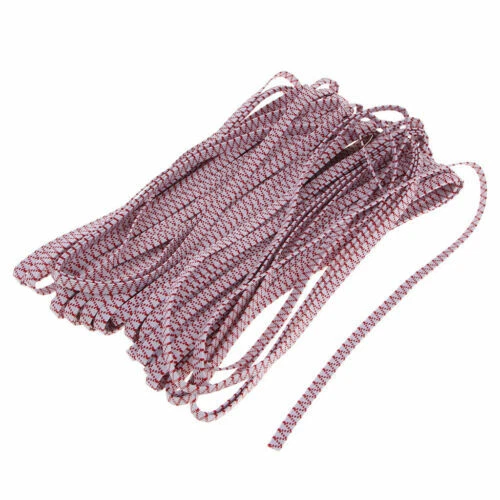 Rote Gummibänder zum Annähen