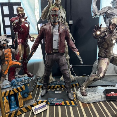 Guardians Of The Galaxy, Vol 2 : Star Lord & Baby Groot Life Size Statue 1:1