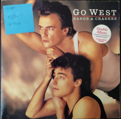 Go West Bangs & Crashes Vinyl Record VG/G+ CHRD1495 1985
