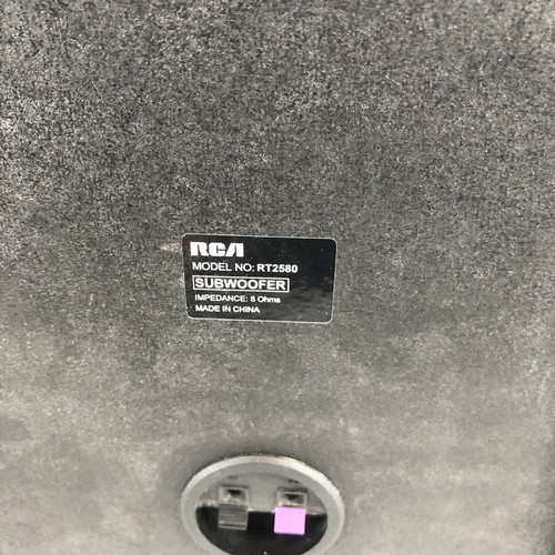 RCA Home Theater Subwoofer RT2580 eBay