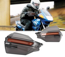 22mm 7/8" Handlebar Hand Guards Wind Protector Smoke For Yamaha YBR125 YBR250