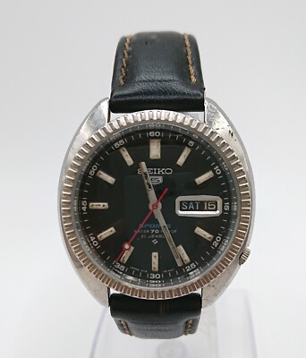 稼働 SEIKO セイコー5スポーツ 6119-8140 エンジンターンドベゼル 稼働 SEIKO セイコー5スポーツ 6119-8140 エンジンターンド