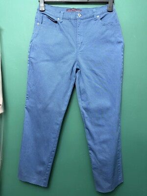 Damen Jeans mit hohem Bund. Größe 14. Blau. Gloria Vanderbilt Amanda Style