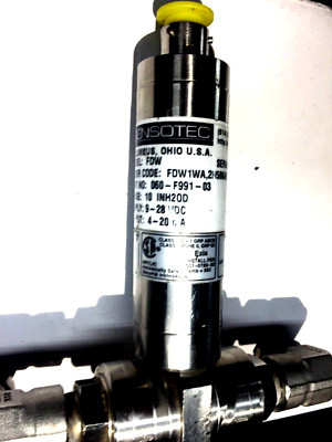 SENSOTEC PRESSURE TRANSDUCER MODEL FDW PT#060-F991-03