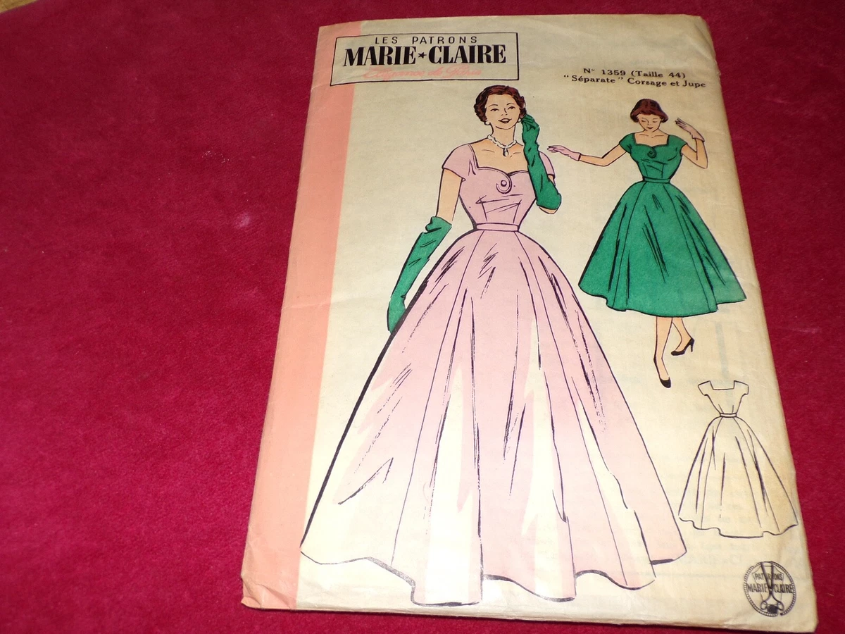 1950s Misses Simplicity Sewing Pattern 4001 Misses Evening Gown Dress –  Vintage4me2