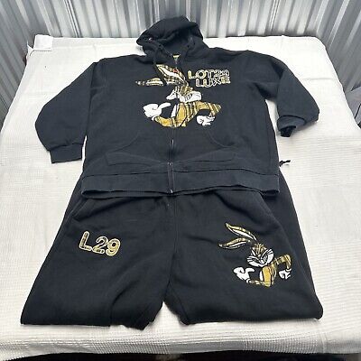 Vintage Lot 29 Luxe Hoodie Sweatpants Matching Set Suit XL Vintage Lot 29 Luxe Hoodie Sweatpants Matching Set Suit XL