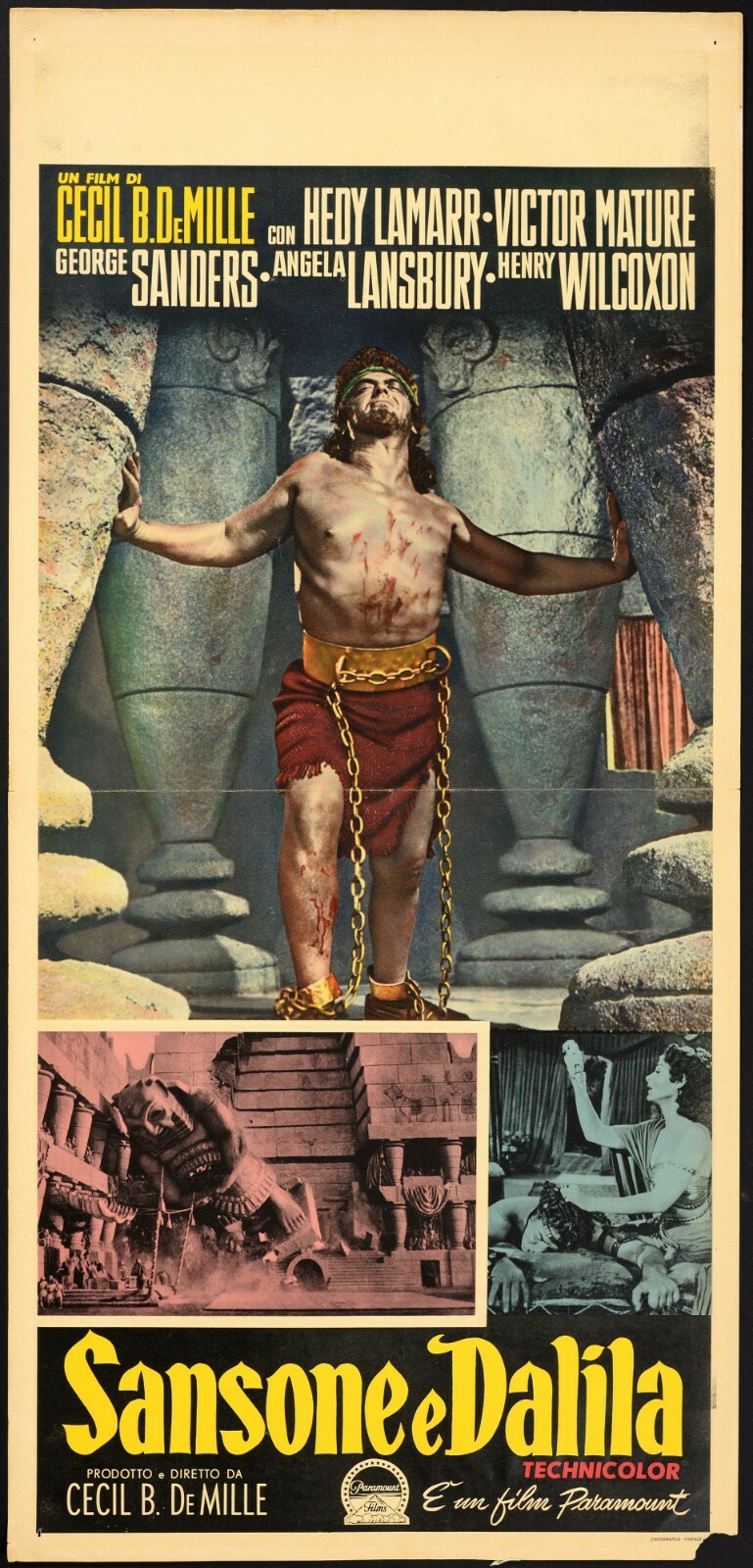 Locandina di SANSONE E DALILA (1949)