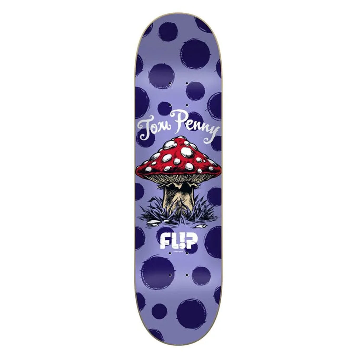 Flip Skateboard Deck Tom Penny Dots Purple 8.375