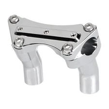 4" Handlebar Riser Top Clamp For Harley Heritage Softail Dyna Super Wide Glide