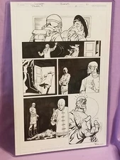 Power Cubed #2 Original Art Page #21 SIGNED Mark Morales - Art by Aaron Lopresti
