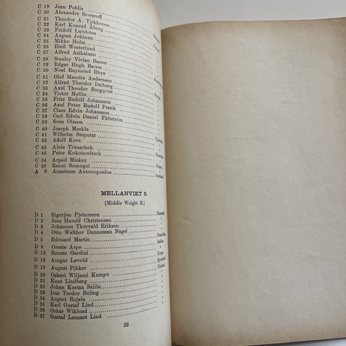 1912 Olympic Games Stockholm Stadium Program 7/8 - Picture 8 of 11