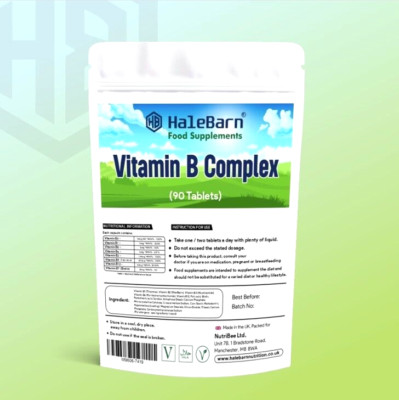 365 Vitamin B Komplex 365 Tabletten B1, B2, B3, B5, B6, B12, Biotin & Folsäure