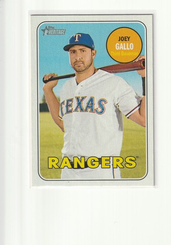 Topps Heritage Baseball 2018 - ¡Elige tus tarjetas completa tu conjunto! - Imagen 7 de 33