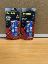 Scotch AD117 Super Glue Liquid, 2 PK, Lot Of 2 