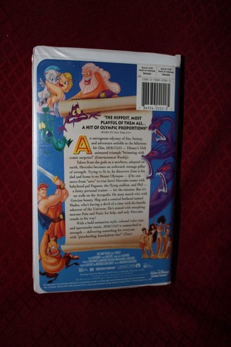 Hercules Walt Disney Masterpiece VHS Clamshell Case James Woods - Picture 2 of 3