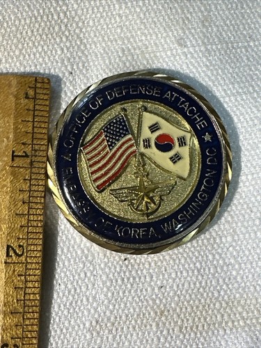 Authentic Challenge Coin ~ Korean War Office of Defense Attache ~ Washington DC - Picture 6 of 6