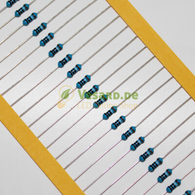 20 50 Metallschicht Widerstände 1/4W 0,25W 1% Metallfilm Resistor Widerstand Ohm