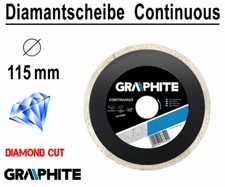 Diamanttrennscheibe Diamantscheibe Trennscheibe Ø 115 mm Trockenschnitt Continus