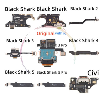 Charging Port Board Dock Connector Flex Cable For Xiaomi Black Shark 2 3 4 5