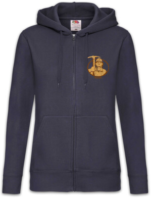 Miner IV Damen Zipper Hoodie Coal Miner Mineworkers Mine Miners Mining