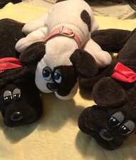 THREE Vintage 1986 Tonka Pound Puppies Newborns Used.