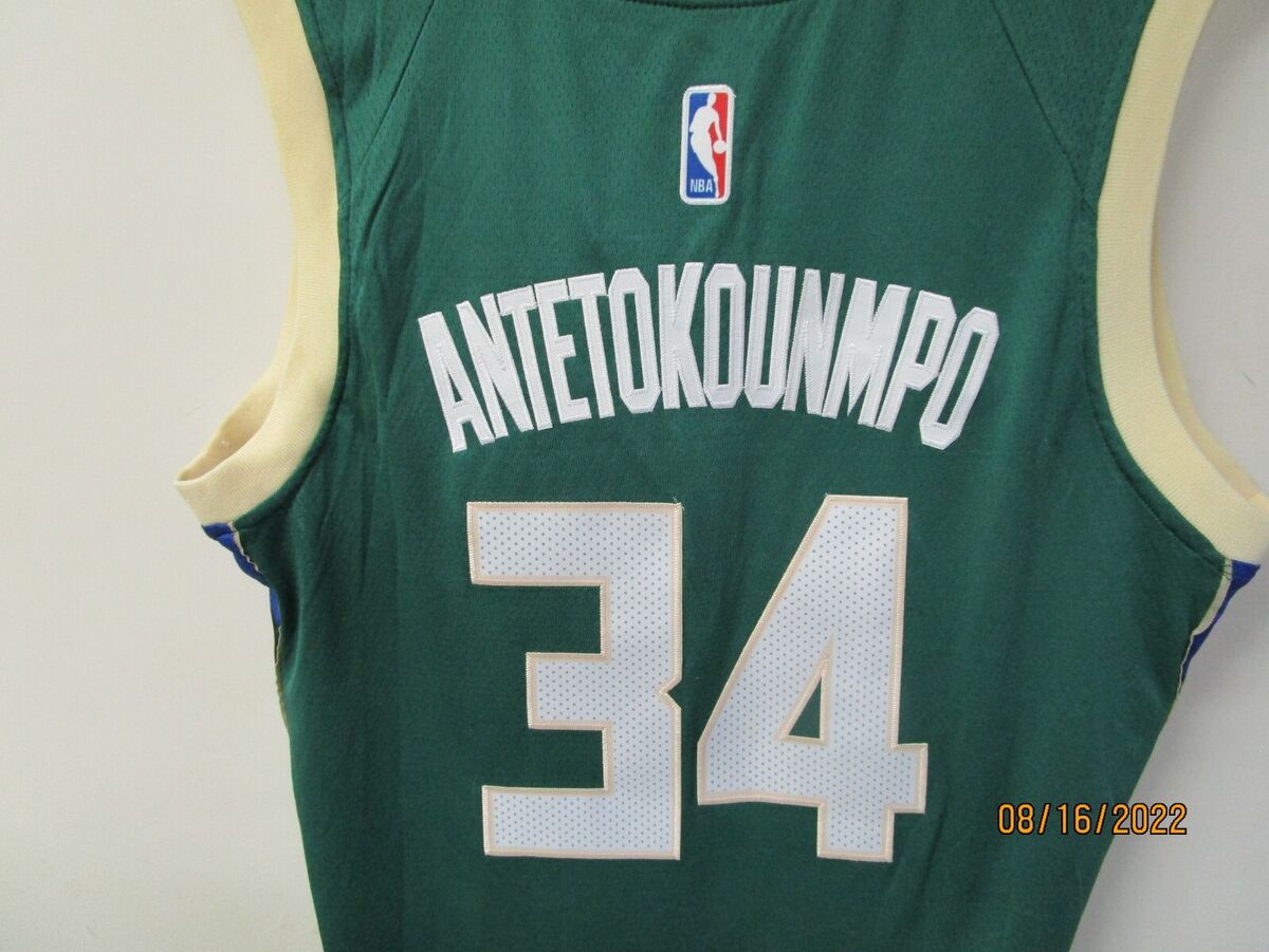 Jordan / Men's Milwaukee Bucks Giannis Antetokounmpo #34 Black Dri-FIT  Swingman Jersey