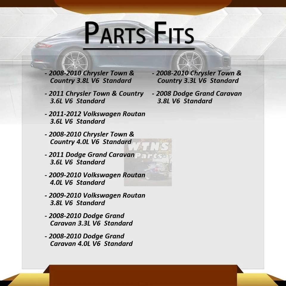 Conjunto de cojinete y buje de rueda delantera trasera para Dodge Grand Caravan WJB 2008~2011 Foto 2 de 4