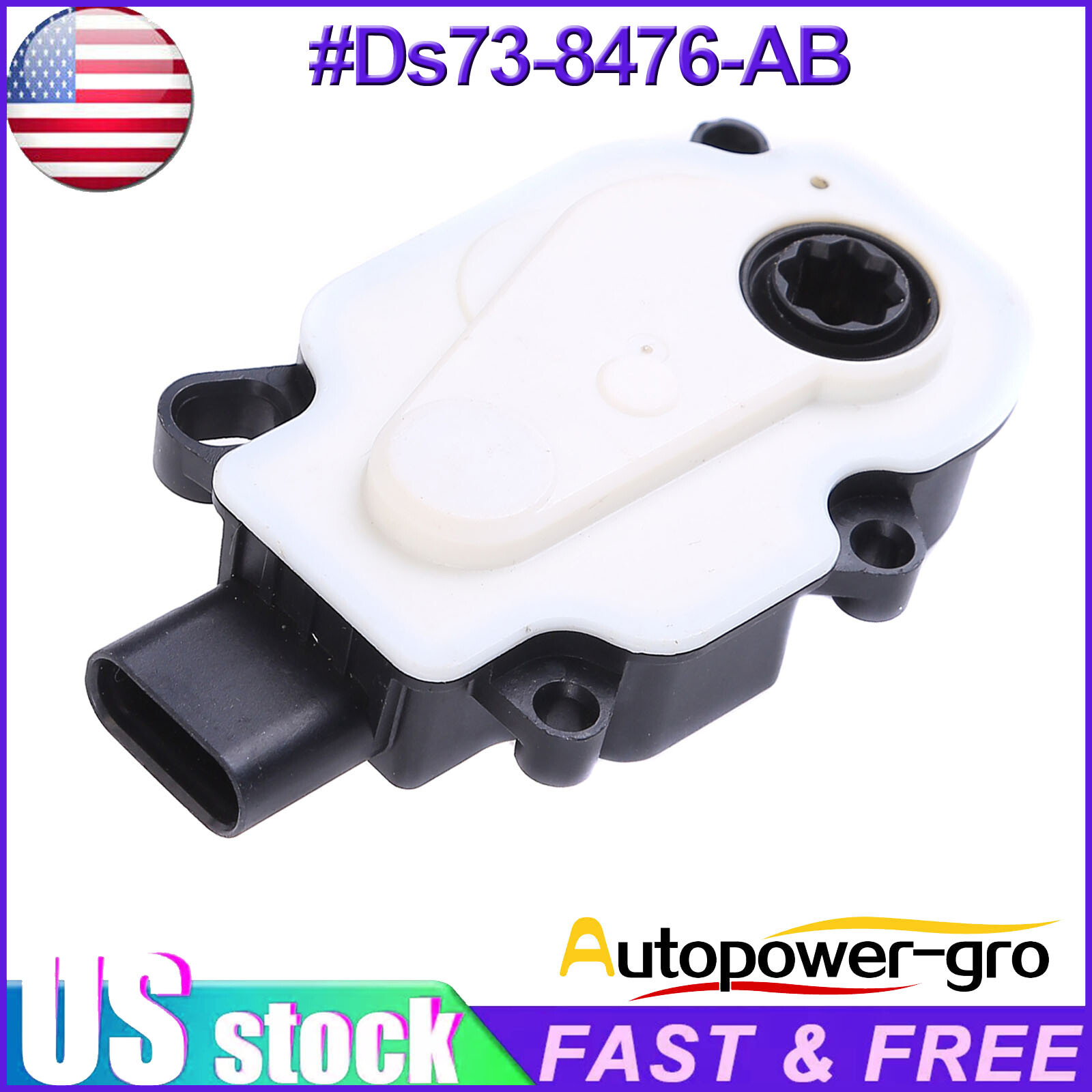 2013-2016 Ford Fusion Radiator Grille Shutter Actuator Motor DS73-8476-AB